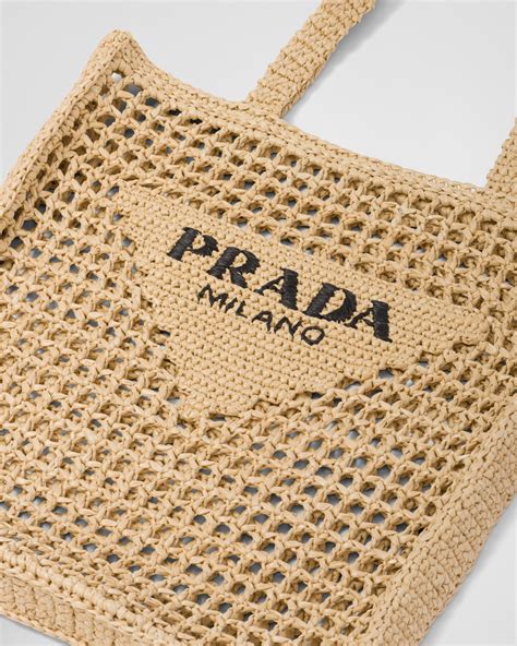 borsa prada crochet red and natural misure|Natural Crochet Tote Bag .